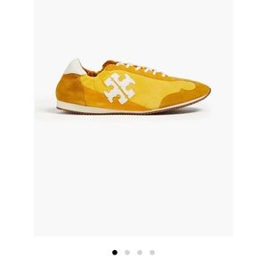 🌷 Tory Burch leather trimmed suede sneakers 🌷